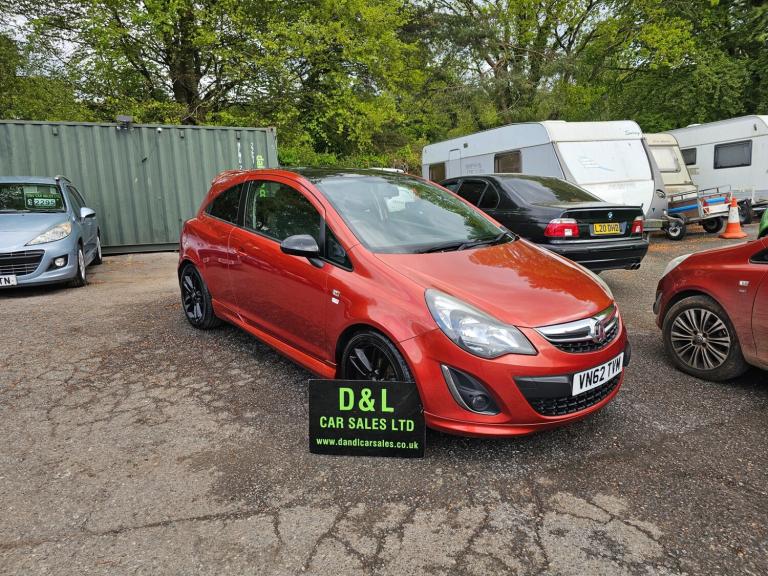 2012 Vauxhall Corsa 1.2 Limited Edition 3dr HATCHBACK Petrol Manual
