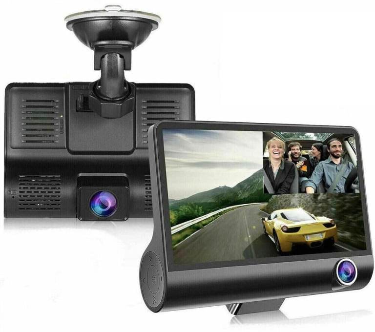 2 in 1 DashCam 2 Front Lens Dual Recording Dash Cam Car Van Security Camera Night DVR Recorder 