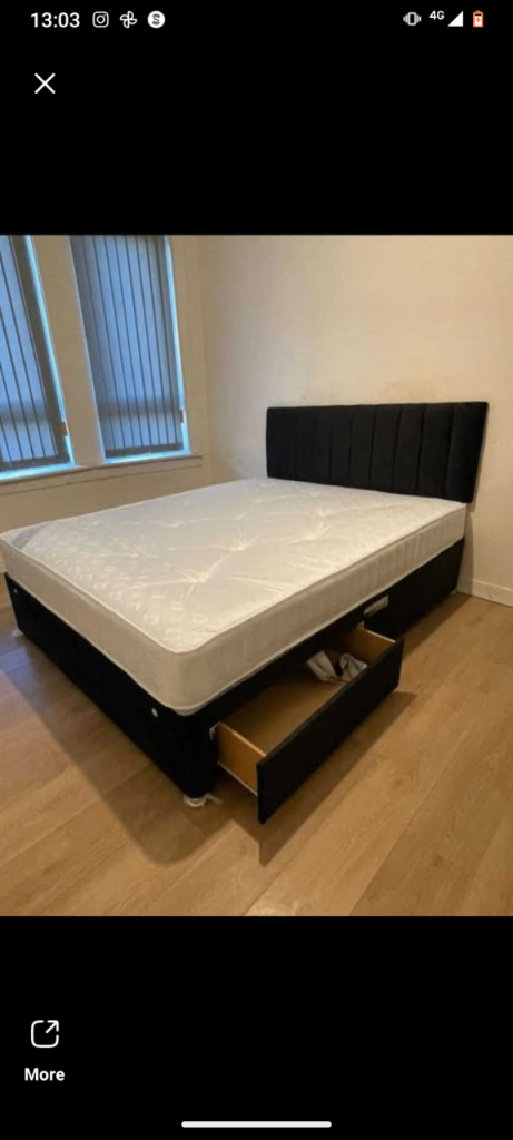 Bed and mattress for sale