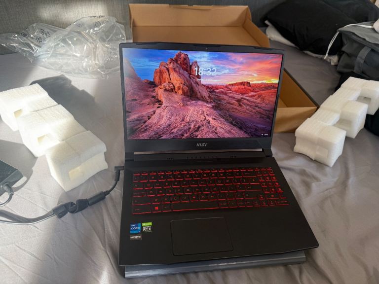 MSI gaming laptop MSI katana GF66