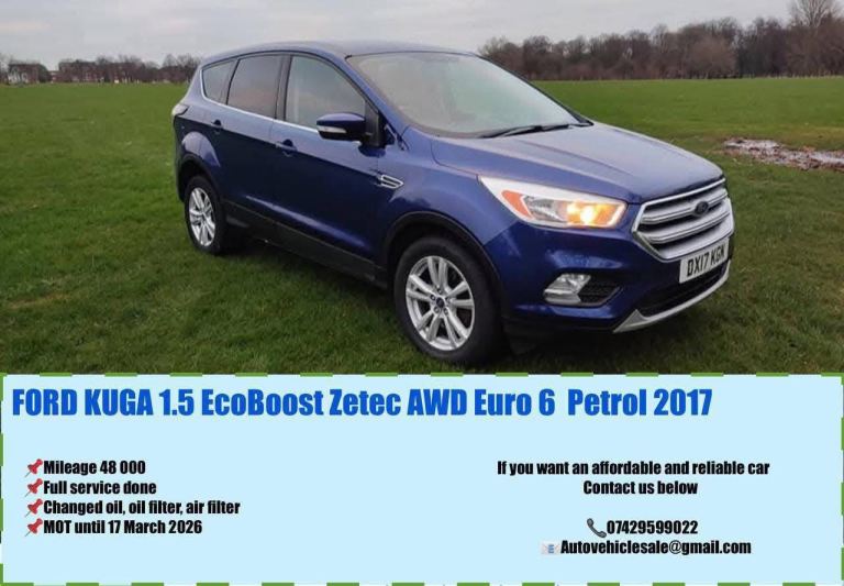 Ford, KUGA, Hatchback, 2017, Other, 1498 (cc), 5 doors