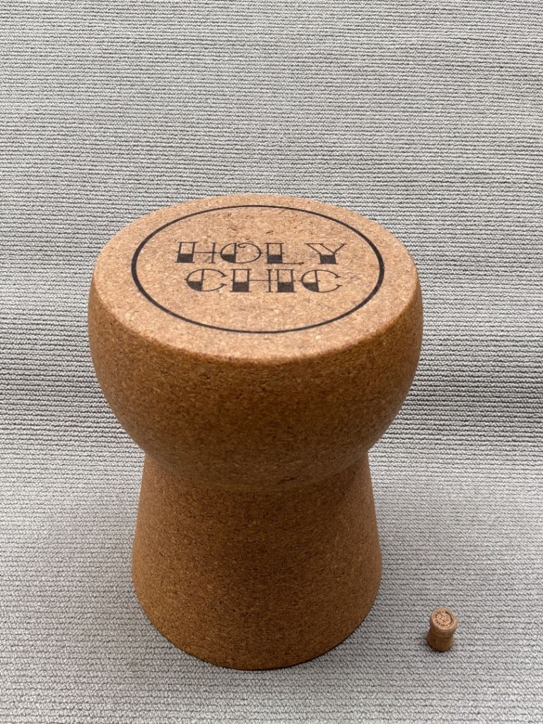 HUGE Champagne Cork ‘HOLY CHIC’ Side Table or Stool