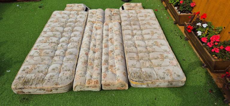 Cushions for camper caravan motorhome boat, set of 8.