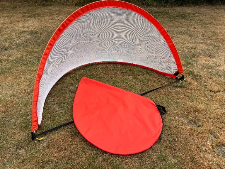Football goal, foldable pop-up. Free to collect.
