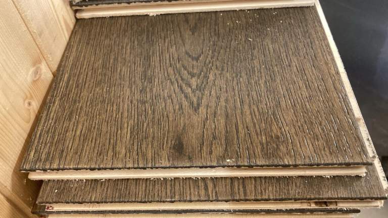 14mm Engineered Dark Oak flooring - 70 boards - 25sqm 