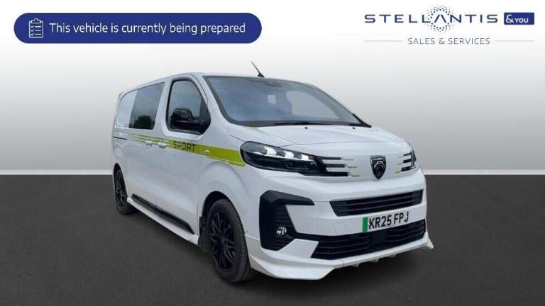 2025 Peugeot Expert 100kW 75kWh Sport Crew Van Auto PANEL VAN ELECTRIC Automatic