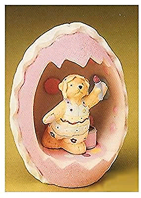 EASTER $132 New Muffy VanderBear Collector Eggs Muffy Walking in Eggshells