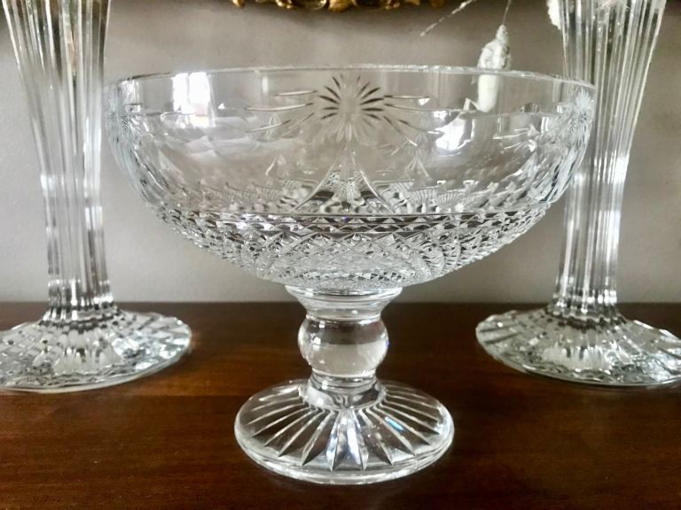 Stuart Crystal Beaconsfield 8” Pedestal Bowl