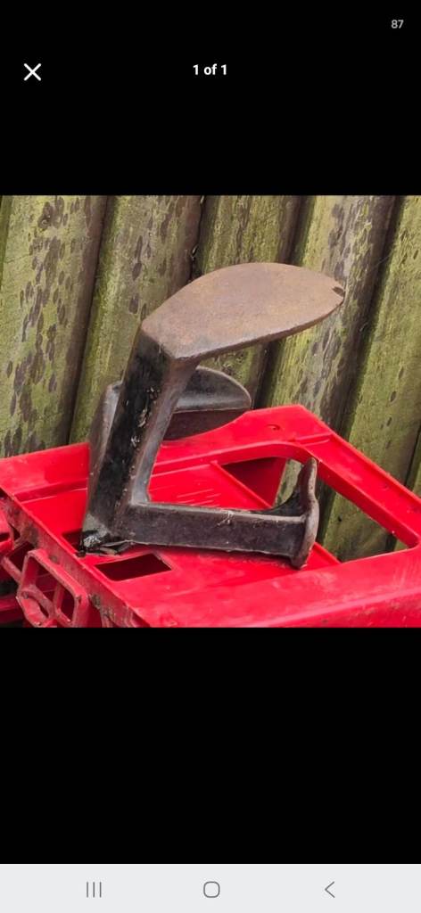 Vintage Metal Cobbler's Shoe Last/Stand Tool