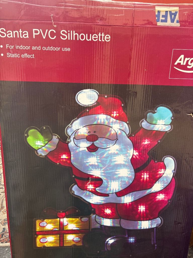 Light up Santa indoor/ outdoor