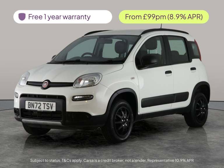 2022 Fiat Panda 0.9 TwinAir Wild Hatchback 5dr Petrol Manual Euro 6 (s/s) (85 bhp) CITY BRA Hatch...
