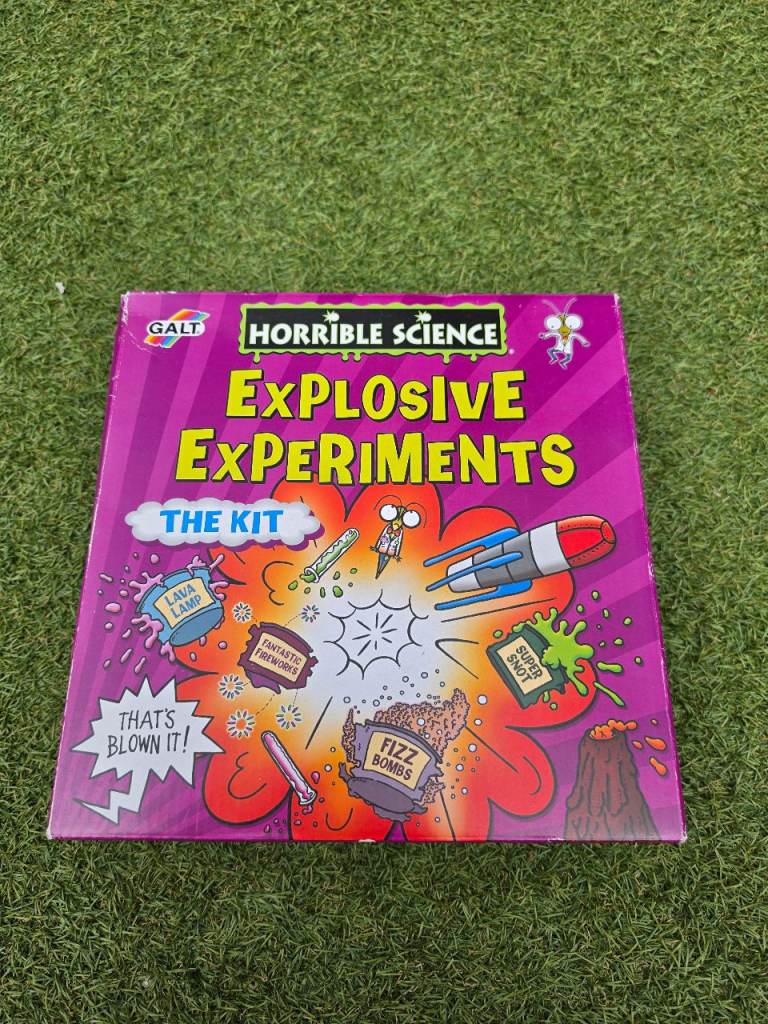 Galt Horrible Science Explosive Experiments Kit New Sealed
