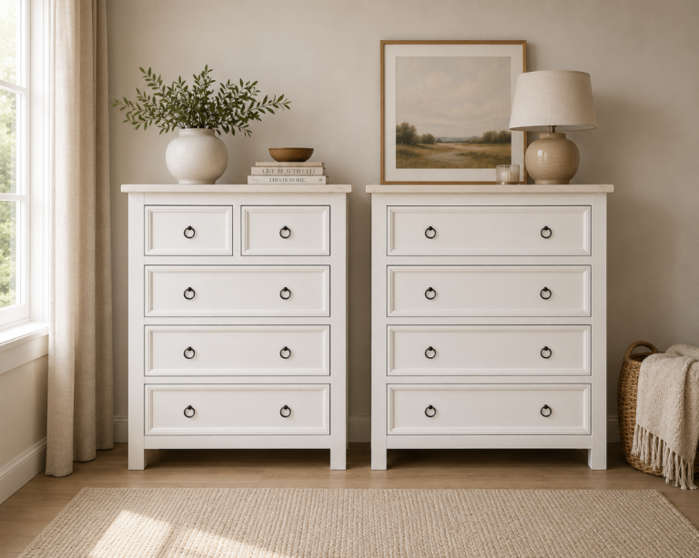 2 x Refurbished Pine Chest of Drawers