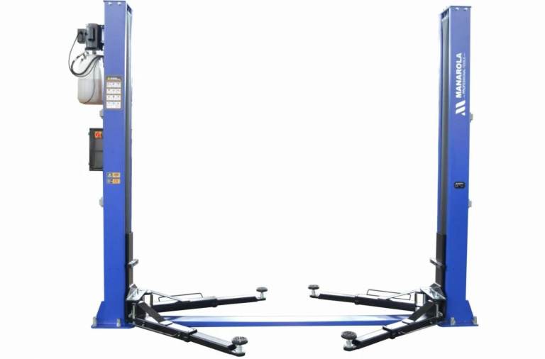 Clear Floor 2 Post 4 Ton Lift Automatic
