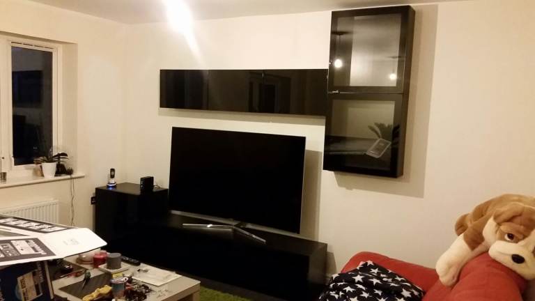 Ikea Besta Black Storage Set