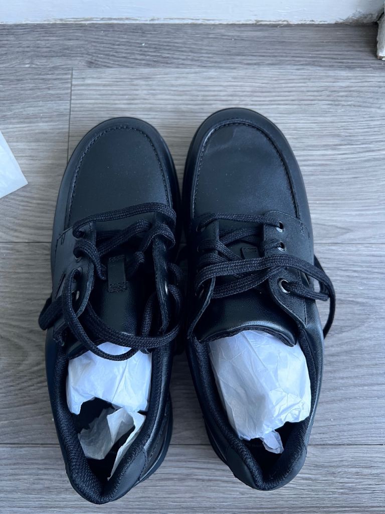 Clarks Kids Black Shoes - Keesha Flare Y, New with Box
