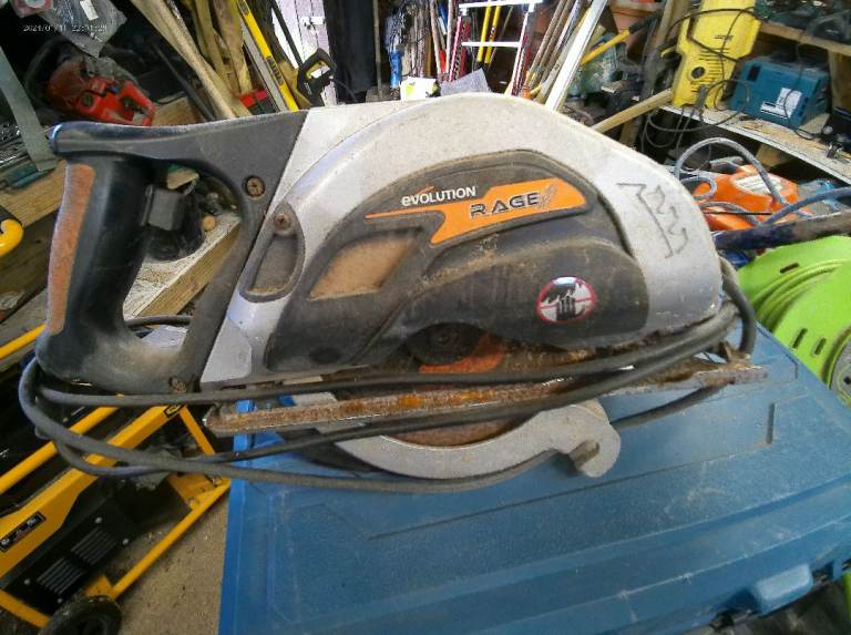 evolution rage,electric saw,