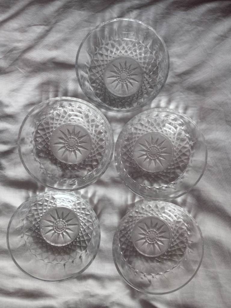 5 Arcoroc Glass Dishes