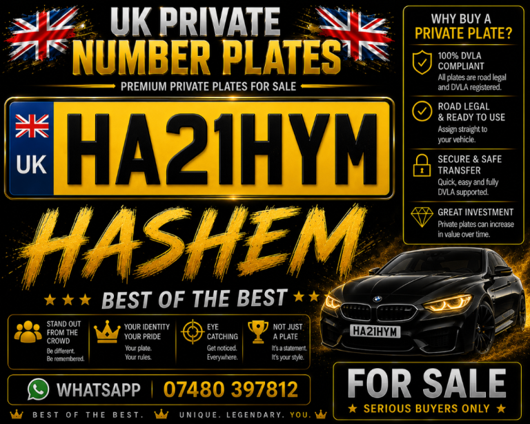 PRIVATE NUMBER PLATE HASHIM