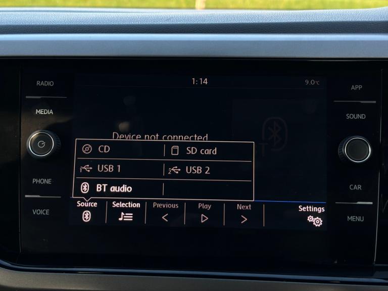 2019 Volkswagen Polo 1.0 TSI 95 SE 5dr DSG HATCHBACK Petrol Automatic