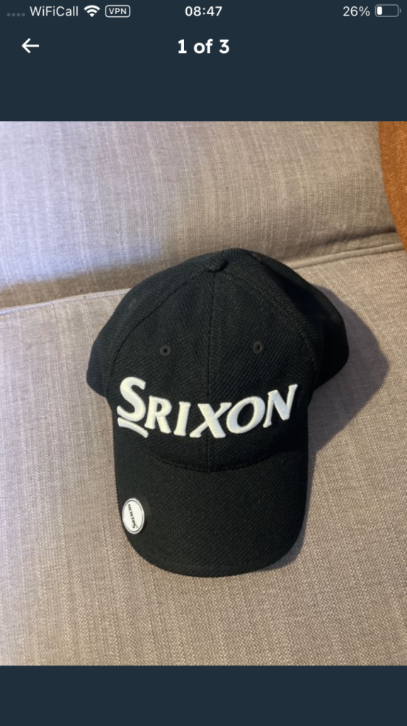 Srixon cap &ball marker 