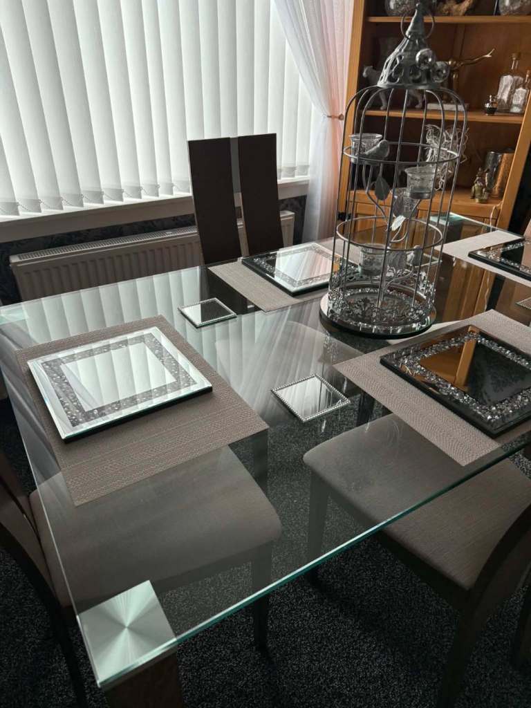 Dining table and chairs 