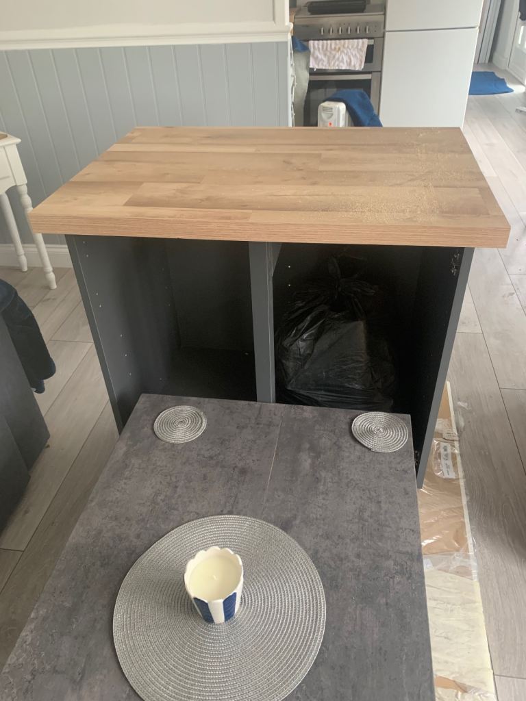 New Oak Effect Kitchen Cabinet Unit - Unused