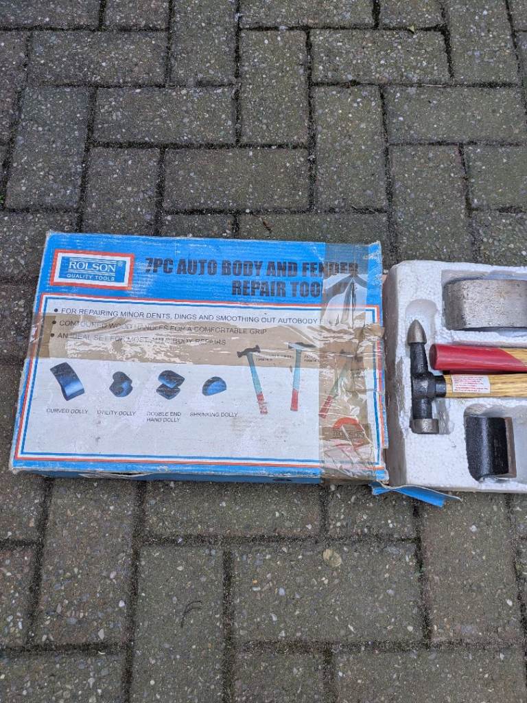 Rolson Car body panel repair tools kit 