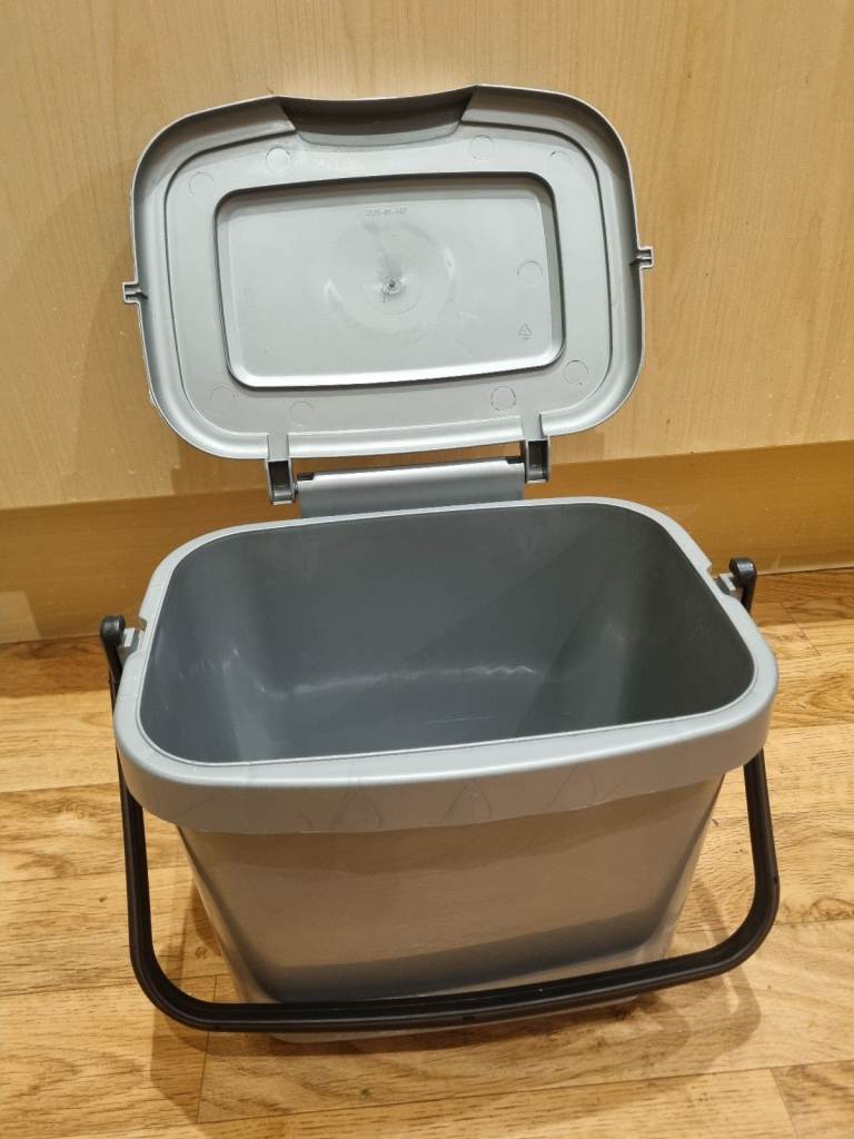 Kitchen 7L Compost Caddy Food Waste Bin & Bags