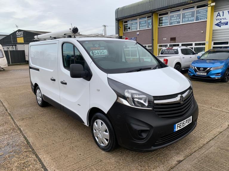 2015 VAUXHALL VIVARO 2900 1.6CDTI 90PS ecoFLEX L1H1 SWB PANEL VAN EX BT FLEET