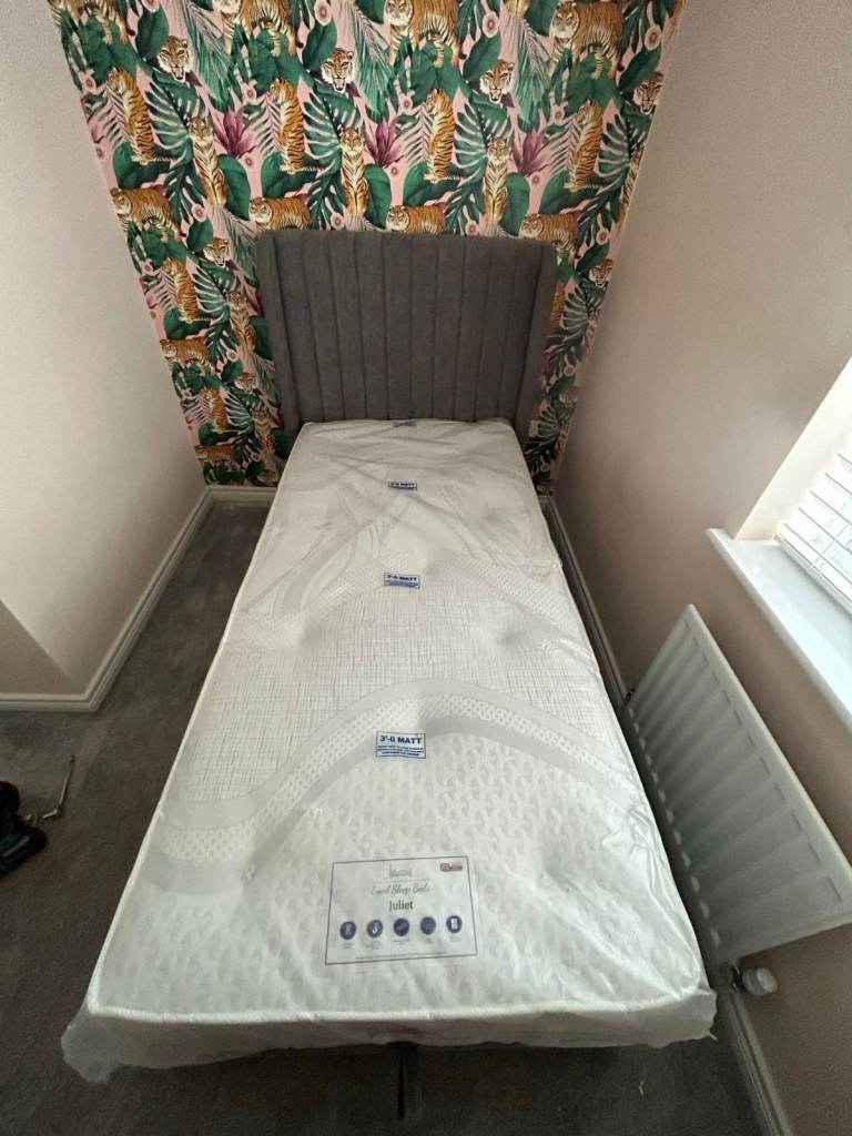 lovely grey frida ottoman beds with mattresses
