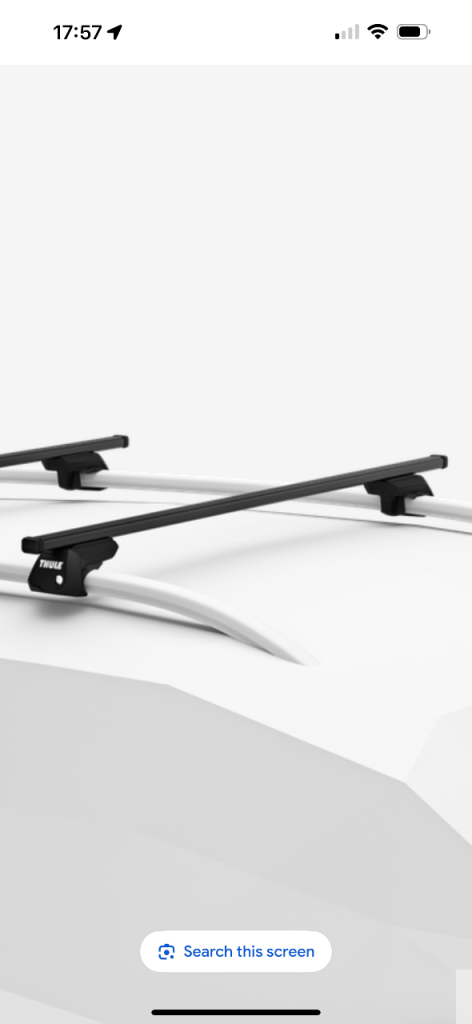 Thule 135cm Car Roof Bars (only bars - no fixings)