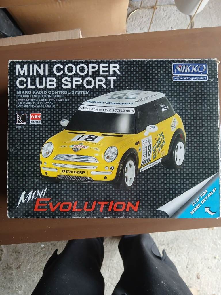 Mini Cooper club sport Nikko radio controlled car