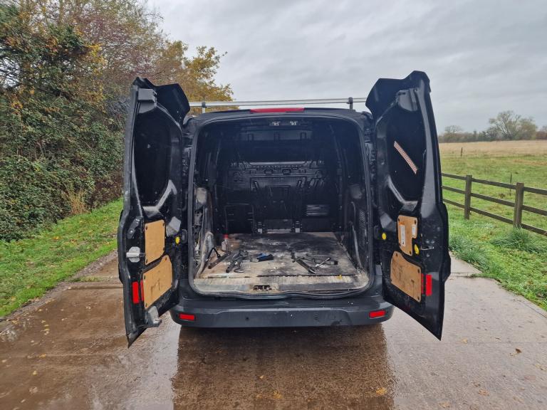 2014 Ford Transit Connect Black  Runs Needs Clutch  Spares Repairs  Roof Bars