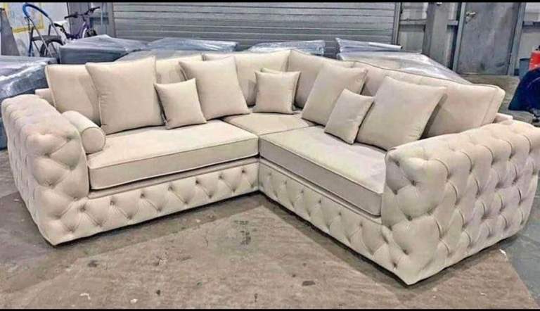 image for Chesterfield   L Shape Corner Sofa 3+2 Seater Sofa Free Delivery All UK 