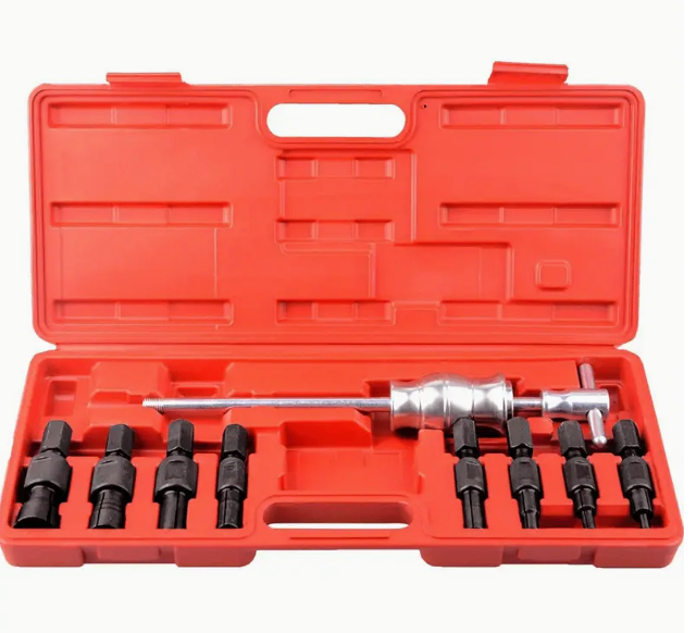 9-Piece 8-32mm Blind Hole Inner Bearing Puller Set: Complete Internal Bearing Remover Kit