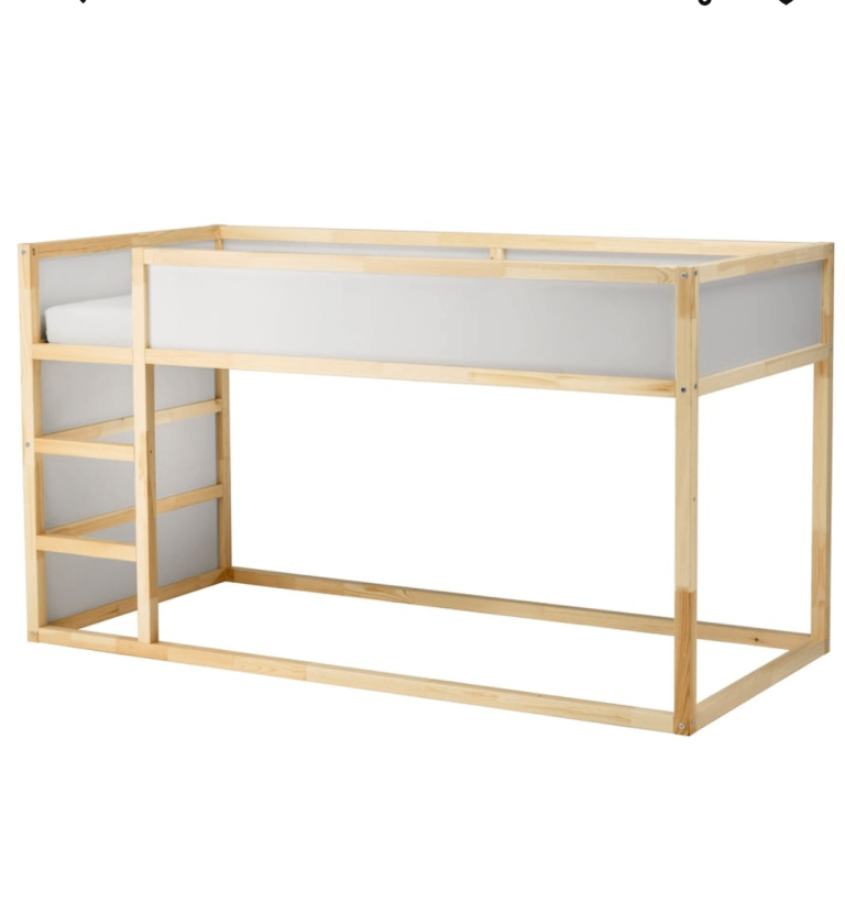 IKEA kids reversible Kura bed 