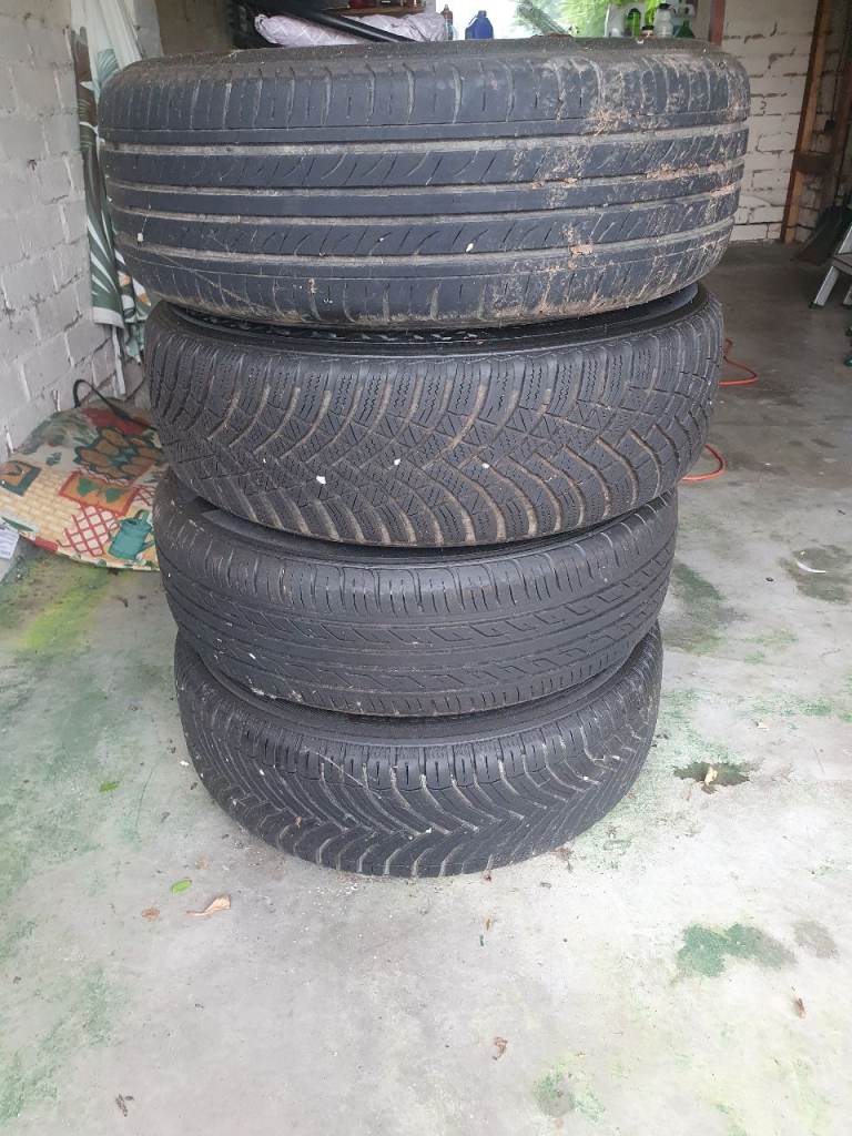 Corsa tyres on rims