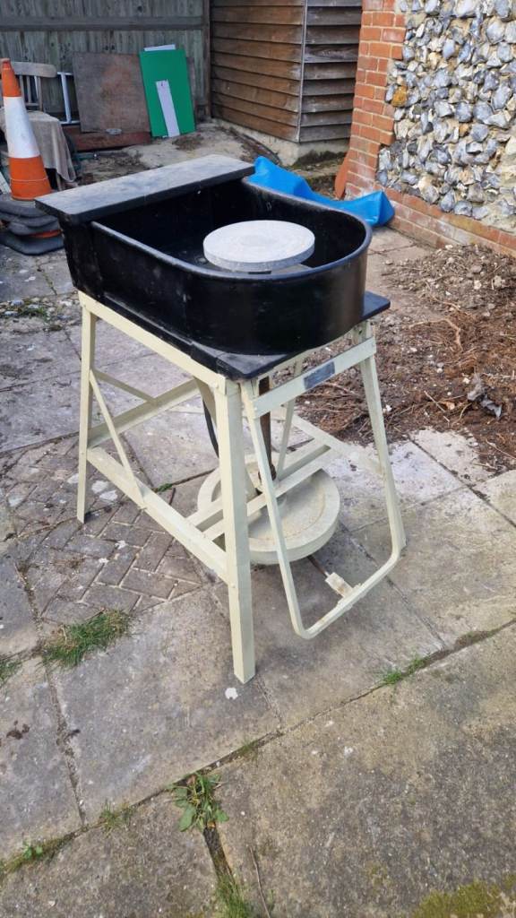 Vintage Pottery Wheel Manual Treadle 