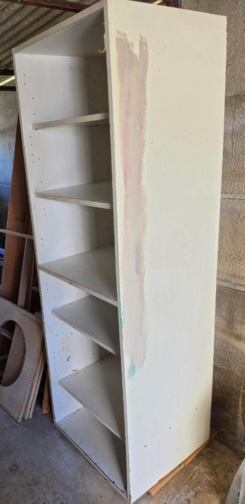 Tall White Shelving Unit