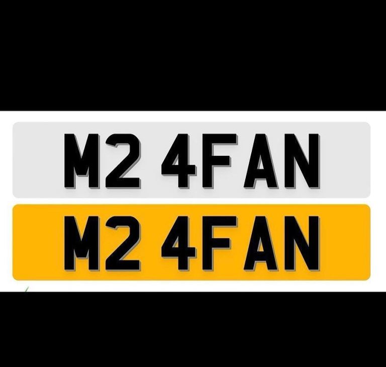 Private number plate 
