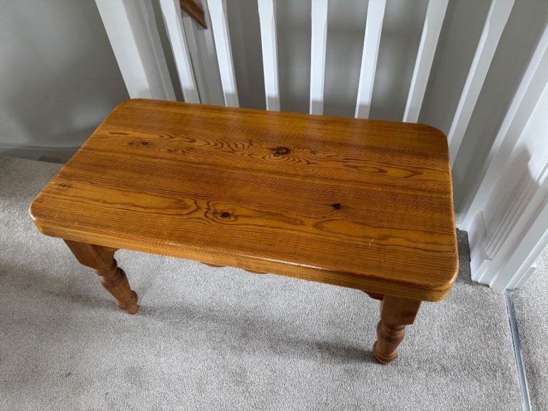 Solid pine coffee table 