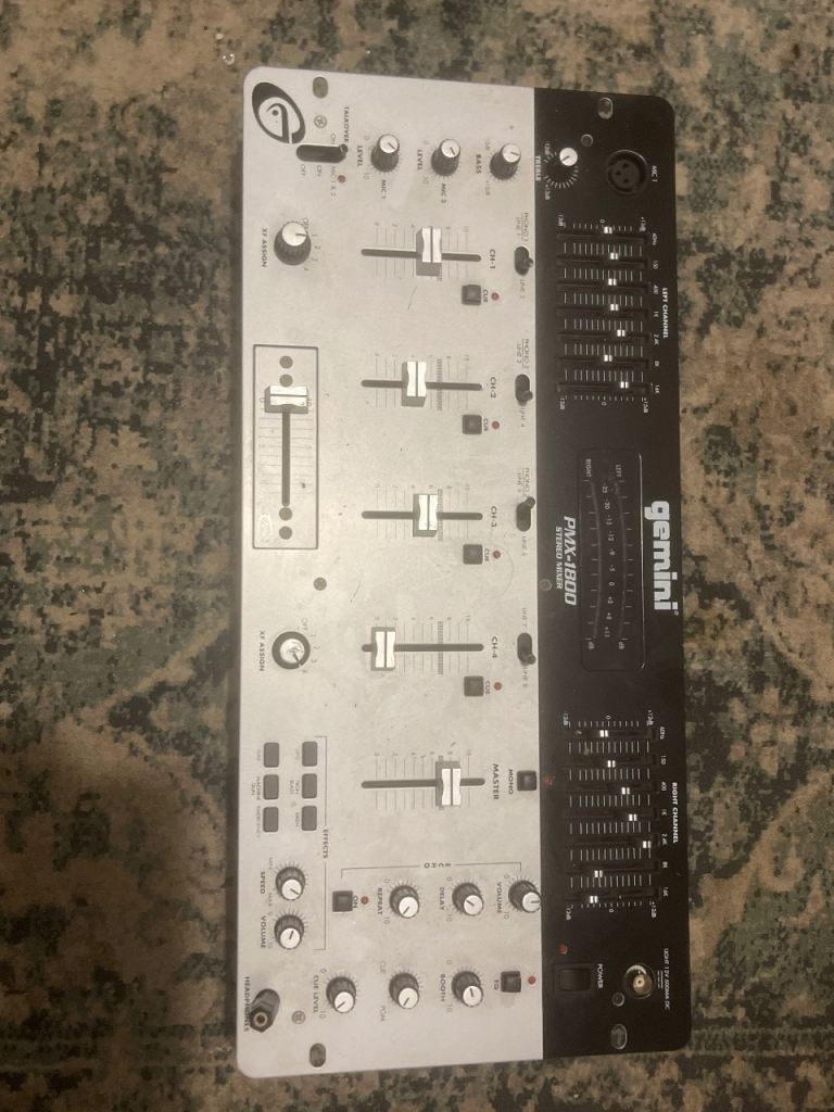 Gemini PMX 1800 4 channel mixer