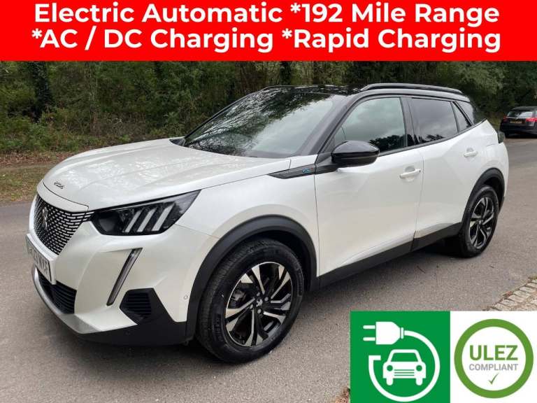 2023 Peugeot E-2008 50kWh GT Electric Automatic Suv In White - Fast Charging SUV Electric Automatic