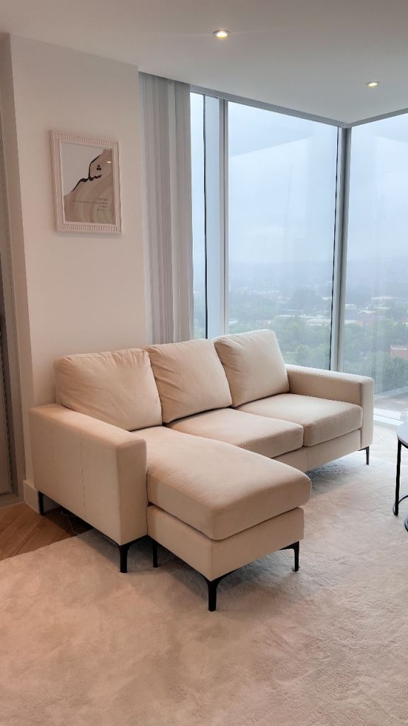 image for Baltimore L-Shape Corner Sofa – Like New | 6 Months Old | £350 | Collection Salford