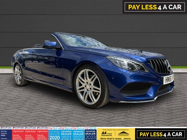 2016 Mercedes-Benz E Class E350d AMG Line Edition Premium 2dr 9G-Tronic CONVERTIBLE DIESEL Automatic