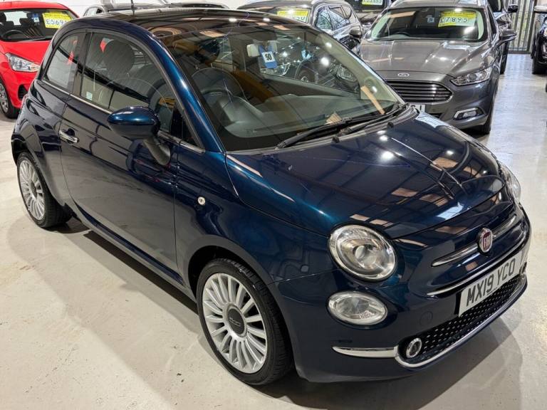 2019 Fiat 500 1.2 Lounge Hatchback 3dr Petrol Manual Euro 6 s/s 69 bhp Top Spec First Car Hatchba...