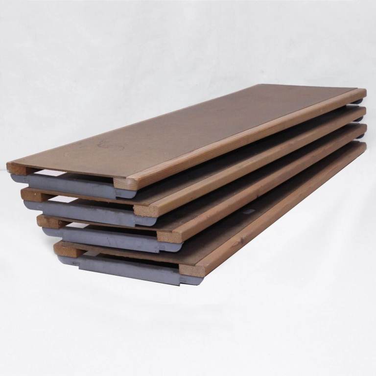 4 x Shelves Hardboard Topped 63.5cm Long PACK OF 4