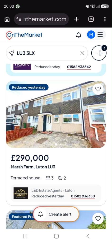 3 Bedroom House, Luton 