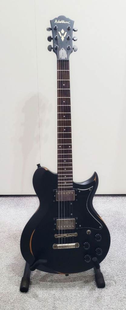Washburn Idol WI64V Black Relic Electric Guitar